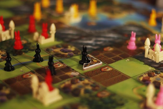 IELLO: Bunny Kingdom Strategy Board Game Expand Your Fief By Just a Hare 45 Minute Play Time 2 to 4 Players for Ages 14 and Up