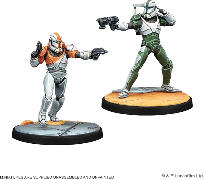 Asmodee Star Wars Shatterpoint Delta Squad Form Up Squad Pack - Includes Boss Fixer Sev &amp Scorch Tabletop Miniatures Strategy Game for Kids and Adults Ages 14+ 2 Players 90 Min Playtime