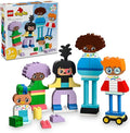 LEGO DUPLO Town Buildable People with Big Emotions Interactive Toy for Ages 3 and Up 5 Characters with 10 Role-Play Faces 71 Colorful Bricks for Mix-and-Match Customizable Fun 10423