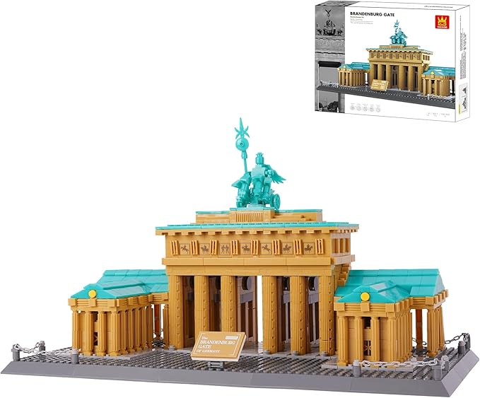 Oichy Brandenburg Gate Building Blocks Set 1551PCS Creative Toy Building Sets World Famous Architecture Model Kits Best Gift for Adults and Kids