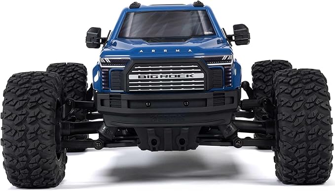 ARRMA RC Truck 1/10 Big Rock 4X4 223S BLX BRUSHLESS Street Truck RTR (Batteries and Charger Not Included) with DSC (Blue) ARA4312V4T3