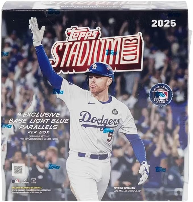 2025 Topps Stadium Club Baseball Mega Trading Card Box (2 Sepia Parallels Per Box)