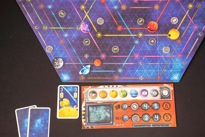 Bitewing - Orbit Sci-Fi Board Game for Adults and Families - Race Across The Silo System As Interstellar Tourists - Designed by Reiner Knizia - 2 to 4 Players - 30-60 Minutes Play Time - Ages 8+