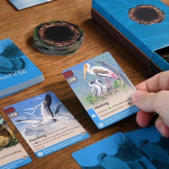 Northstar Game Studio Nature Board Game Expansion Module 1: Flight | Adapt Species in a Changing Environment | Strategy Game for Adults Teens Families and Solo | 1-4 Players Age 10+