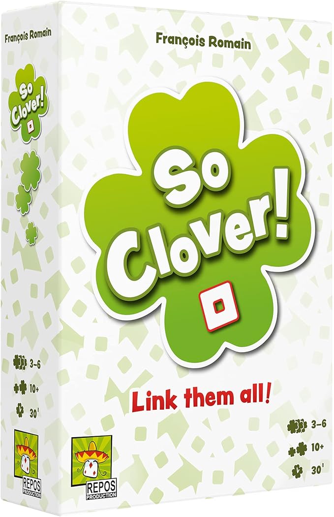 Asmodee So Clover! Party Game - Cooperative Word Association Board Game for Ages 10+ 3-6 Players 30 Min Playtime