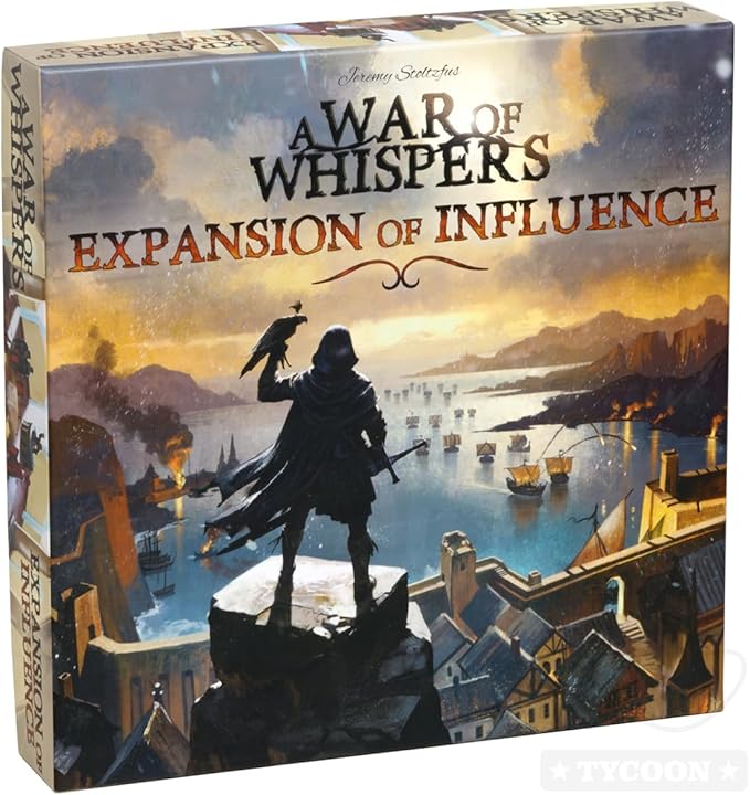 A War of Whispers: Expansion of Influence – 5-Player Support &amp New Factions Strategic Board Game Expansion Ages 14+ Dark Fantasy Wargame