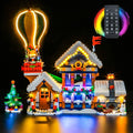 Upgraded Led Light Kit Compatible with Lego Santa's Post Office Building Set RC Version Compatible with Lego 10339 (Model Not Included)