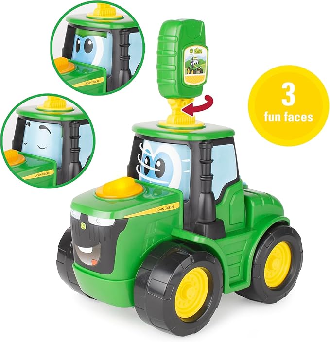 John Deere Key n Go Johnny Tractor 13 Interactive Features 47500 LP83017