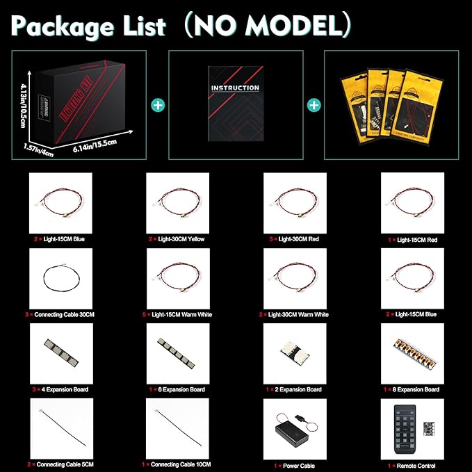 Light kit Compatible with Lego 10360 Shuttle Carrier Aircraft - No Model Only Light LED Lighting Accessories Compatible with Lego Space Shuttle Transportation Aircraft (RC Version)