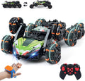 8 Wheels Remote Control Car - Birthday Gifts for 6 7 8 9 10 11 12 Years Old Boys Gesture Sensing RC Stunt Car with Lights &amp Spray &amp 360 Degree Flips 2.4Ghz Climbing Toys for Kids Age 6-12
