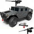 Skymaker RC Military Hummer 4WD RTR Off-Road Truck with Winch &amp Machine Gun