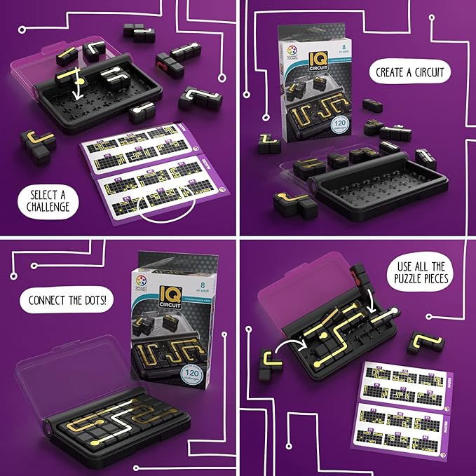 SmartGames IQ Bundles Circuit Series Ages 7-Adult