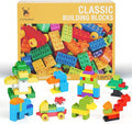 Cutedeer 138 Piece Building Blocks for Kids Toddlers Classic Big Bricks Set Compatible with All Major Brands STEM Large Building Toys with Gift Box for All Ages Boys Girls