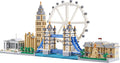 World Famous Architecture Micro Building Blocks Set 3430 PCS - London Skylines DIY Collectible Model for Lovers Adults or Teens Ages of 14+ in Living Room or Office Decorative Items