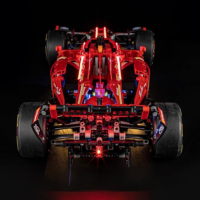 YEABRICKS LED Light for 42207 Technic Ferrari SF-24 F1 Car Building Blocks Model (Building Set NOT Included)