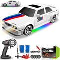 Remote Control Cars 1:16 Scale RC Drift Car 2.4Ghz 30KM/H High Speed 4WD RTR Racing Car with Drift Tires LED Lights 2PCS Rechargeable Batteries RC Sport Cars Toys for Adults Boys Girls Kids Gift