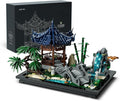 Nifeliz Chinese Garden Building Set Aesthetic Display Model for Home or Office Décor Ideal Gift for Gardening and Mindfulness Enthusiasts (1877 PCS NF10311)