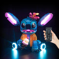 Upgraded Led Light Kit Compatible with Lego 43249 Stitch Toy Building Set Remote Control Version Compatible with Lego 43249 (Model Not Included)