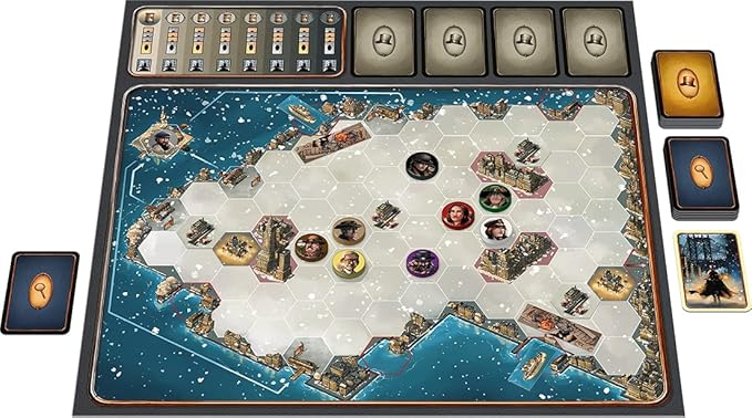 Hurrican Mr. Jack: New York Master a Higher Level in New York Expert Version of the Classic Mr. Jack London 2 Player Game For Ages 14 and up