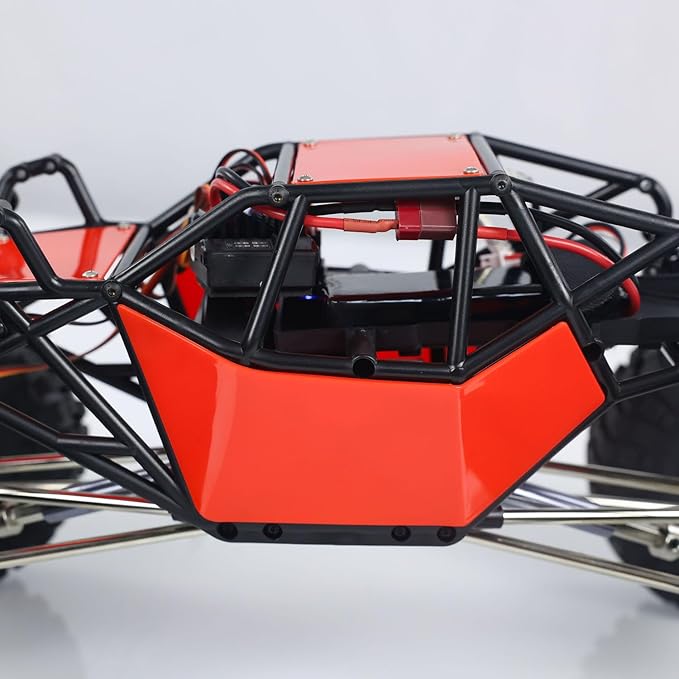 RTR RC 1/10 8504R Off-Road Car 4 * 4 Remote Control Rock Crawler Electric Truck Top Speed 35 km/h 15KG Servo Metal Shock Absorber 2500mAh Lipo Hobby Model for Adult
