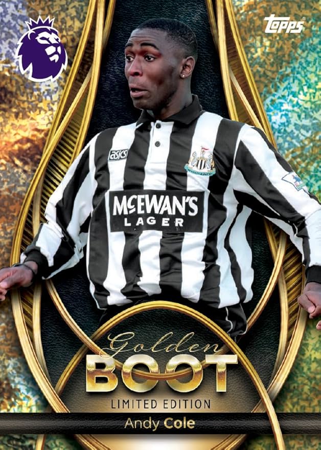 Topps Premier League 2026 - Debut Edition - Golden Boot Tin - Contains 57 Cards Including 7 Exclusive Golden Boot LE Cards