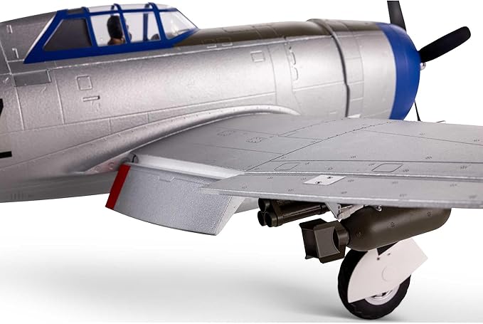 E-flite RC Airplane P-47 Razorback 1.2m BNF Basic-Transmitter Battery and Charger Not Included EFL08450 Airplanes B&ampF Electric