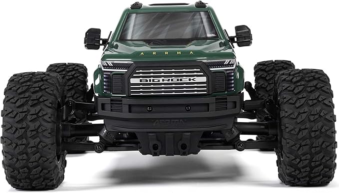 ARRMARC Truck 1/10 Big Rock 4X4 223S BLX BRUSHLESS Street Truck RTR (Batteries and Charger Not Included) with DSC (Green) ARA4312V4T2