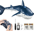 TEMI Remote Control Shark Toy for Kids Boys 3-5 Simulation RC Sharks with Light Water Spraying RC Boat for Lake Bathroom Pool Christmas Birthday Gifts for Aged 3 4 5 6 7 8 9 Girls Toddlers(Blue)
