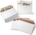 100 Pack Trading Card Shipping Envelopes 7 x 4.35 Inches Self Adhesive Mailing Envelopes Bulk Fit for Semi Rigid Sleeves and Sports Card Protectors Hobby Mailing Supplies