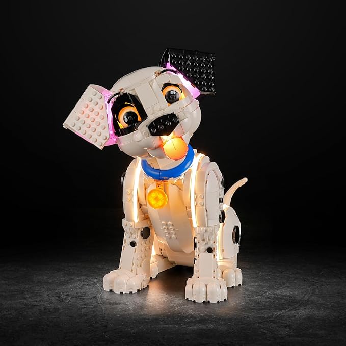 Vaodest Led Light for Lego 43269 101 Dalmatians Puppy ModelDesign and Configuration Compatible with Model 43269(Led Light Only Not Building Block Kit)