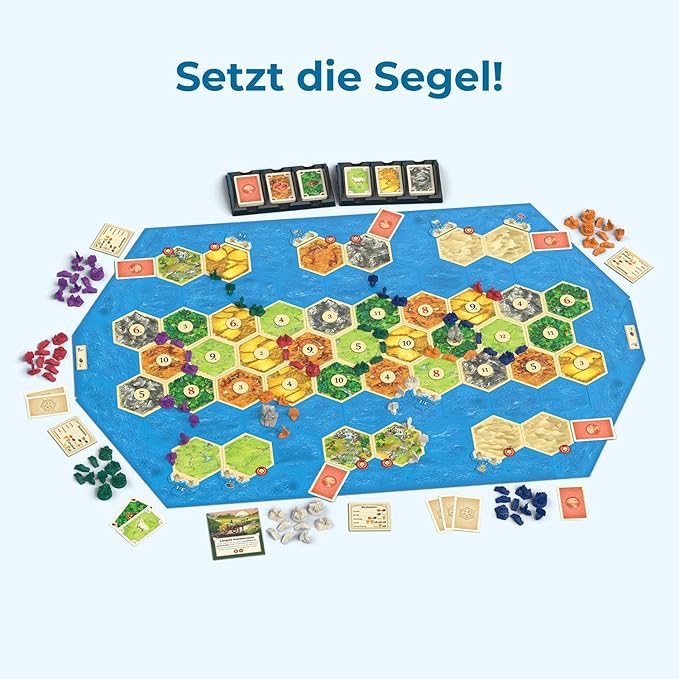 Kosmos 685126 Catan – Marine Supplement for 5-6 People Complement to the Extension Catan Sailor Board Game from 10 Years for 2-6 People Catan Settlers
