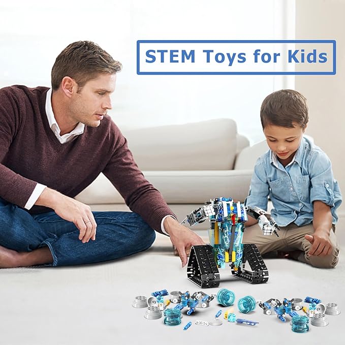 Robot Building Toys Stem Projects for Kids Ages 9-12 Remote &amp App Controlled Programmable Robot Building Blocks Science Kits Educational Birthday Xmax Gifts for 8-16 Year Old Teenage Boys Girls