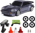 Skymaker Posche 911 RC Drift Car 1/18 RWD Drifting with Extra Metal Tires &amp Wheel Hex Hub RC Cars for Adult with Alloy Car Shell 2.4Ghz Remote Control with Gyro (Purple)