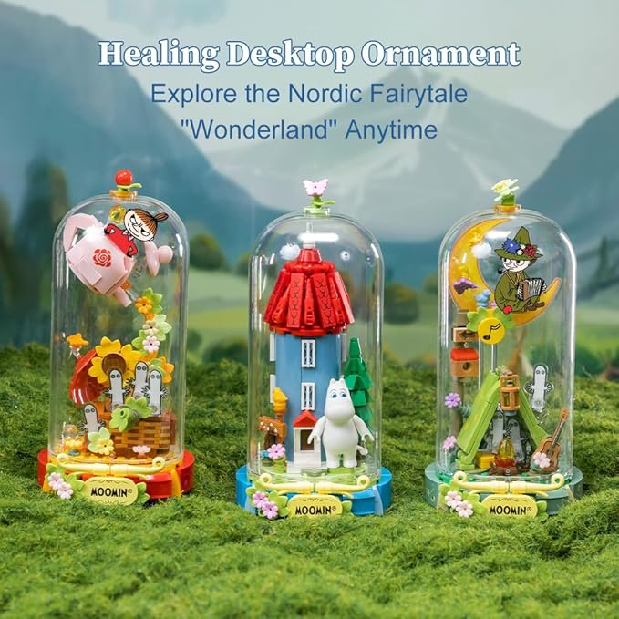 PANTASY Wonderland Snufkin's Concert Building Block Set Musical Scene with Detailed Figures Creative Construction Toy for Adults Ideal Gift for Hobbyists and Collectors