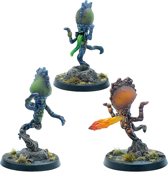 Modiphius Entertainment: Fallout: Miniatures - Super Mutant - Floaters - 3 Resin Figures Unpainted &amp Unassembled RPG Wilds of Appalachia Licensed