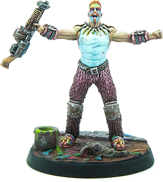 Modiphius: Fallout: Wasteland Warfare: Raiders Pack Top Dogs - 3 Figures Nuka World Wave 32mm Multi-Part Resin Unpainted Miniatures