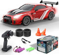 RACENT RC Drift Car 1:20 Scale Remote Control Car with LED Lights 2.4GHz 20KM/H 4WD High Speed RC Vehicle Racing &amp Drifting Tires Two Batteries Toy Idea Gift for Adults Boys Girls and Kids (R