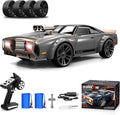 1/16 Fast RC Cars for Adults RC Drift Car 38KM/H High-Speed 4WD Full Proportional Control 6 LED Light Modes 2 Rechargeable Batteries RTR Drifting for Adults Gift for Boys Kids and Girls