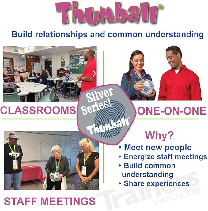 Trainers Warehouse 6 Thumball Collection 32 Prompts for Conversation Team Building Relationship and Training