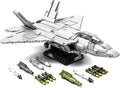 Brihappen Military Airplane Building Block Set for Adult Boys (1837Picece) F-22 Raptor Fighter Jet Model for Home Office Collection Fighter Jet Building Toy Birthday Gifts for Building Blocks Lover