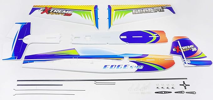 Viloga RC Plane Kit PP Foam Airplane 710mm Wingspan Xtreme Sports Airplane Model Kit to Build DIY 3D Aerobatic Airplane for Adults Outdoor Fly (KIT Only Not Including TX&ampRX and Power System)