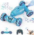 Dysaim Gesture Sensing RC Stunt Car Cool Birthday Gifts for Boys Ages 6-12 Toys 4WD Remote Control Car 360° Rotate Transform Drift RC Cars with Lights Music Sprayer 2.4Ghz Hand Controlled