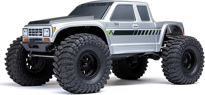 Axial RC Truck 1/10 SCX10 III Coyote 4X4 RTR (Battery and Charger Not Included) Brushed Rock Crawler Silver AXI-2036T1