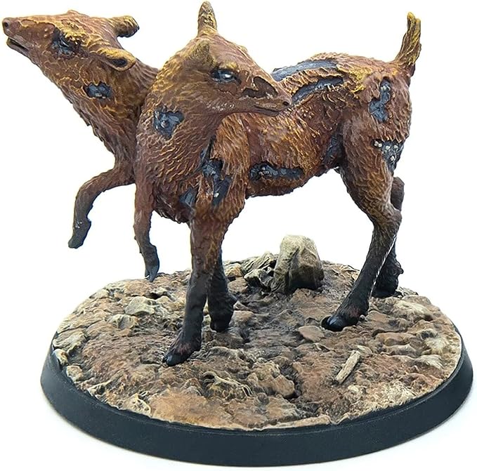 Modiphius Entertainment Fallout: Wasteland Warfare - Creatures: Radstag Herd - EnglishGrey