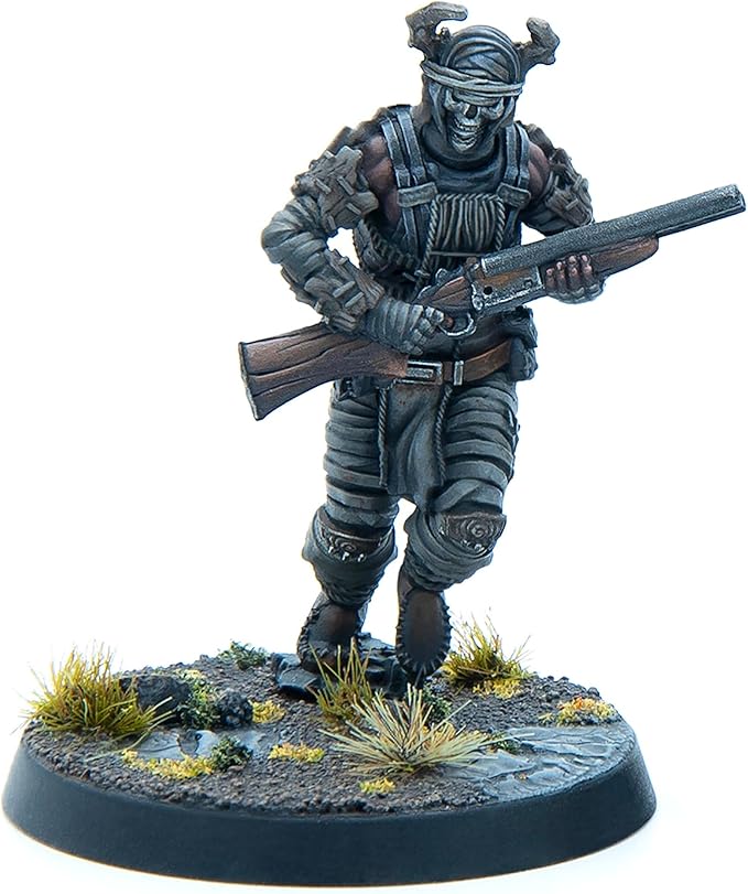 Modiphius Entertainment: Fallout: Miniatures - Cult of The Mothman: Follower - 6 Figures Appalachia Wave Unpainted Resin Miniatures Tabletop Game