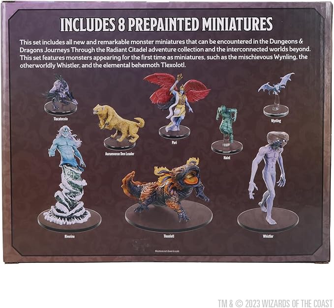WizKids D&ampD Icons of The Realms: Journeys Through The Radiant Citadel - Monsters Boxed Set Dungeons and Dragons Miniatures