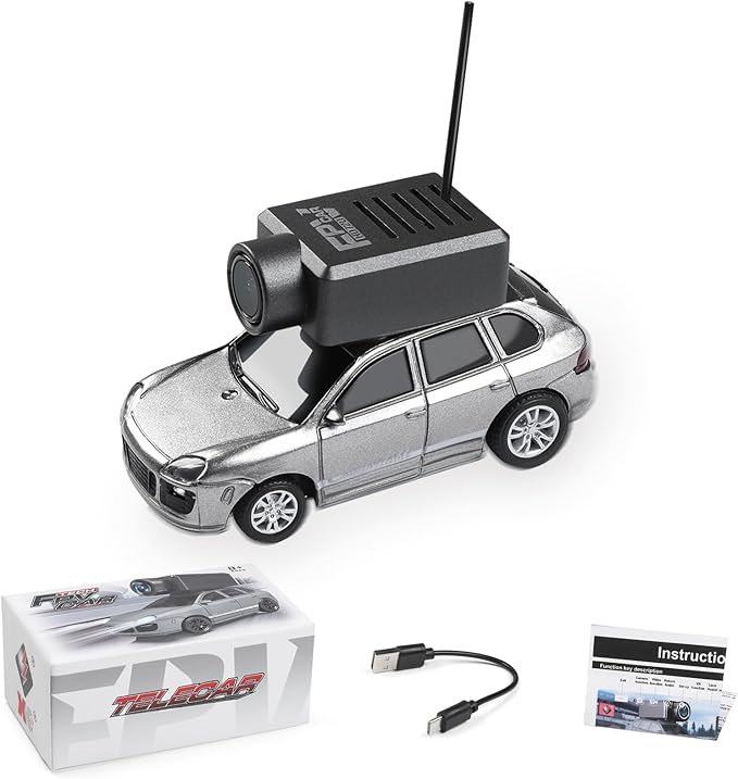 WLtoys Mini RC Car 1:64 Scale FPV RC Drift Car with 720P HD Camera 2.4GHz WiFi App Control with Gyro Mini Racing Toys for Teens and Adults(Sliver)