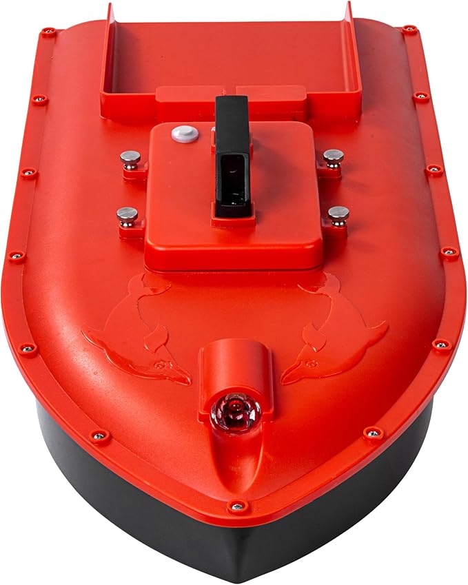 Jabo Dolphin High Speed RC Saltwater Fishing Surfer Bait Boat for Beach Fishing with Waterproof Hull GPS Auto Return (Dolphin)