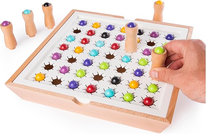 Stomple Game by Marbles Brain Workshop Fun Strategy Game for Kids Aged 8 and up