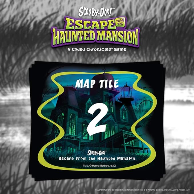 Scooby-Doo: Escape from The Haunted Mansion - A Coded Chronicles Game | Escape Room Game for Kids &amp Adults | Featuring Iconic Characters and Mysteries | Officially Licensed Hanna-Barbera Game